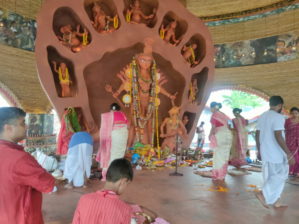Puja Parikrama (2024) for the students & teachers of Pasrvarish organised by NRVP